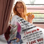 Personalised You Complete Me I Love You Blanket Pink Bubble Heart Home Decoration Anniversary Birthday Gift for Couple