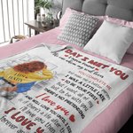 Personalised I Love You Forever And Always Blanket with Living Room Background Love-inspired Home Decor Anniversary Gift for Couple