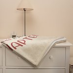 Personalized Just One More Chapter Soft Blanket Home Decoration Birthday Reading Gift for Book Lovers