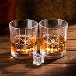 Verre à Whisky Personnalisé avec Texte Gravé Motif Hockey Cadeau Anniversaire Fête des Pères pour Papa Mari
