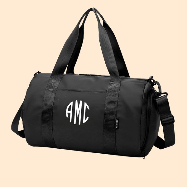 Sac de Voyage Personnalisé avec Nom Sac Imperméable de Grande Capacité Cadeau Anniversaire pour Amateurs de Sport et de Voyage