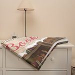 Henkilökohtainen Vain tyttö, joka rakastaa kirjoja Pehmeä peitto Kodin sisustus Syntymäpäivä Lukeminen lahja kirjan ystävälle