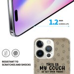 Custodia per telefono personalizzata in TPU a tema animale domestico con nome, citazione divertente e impronte di zampe Elemento regalo per chi ama i cani e i gatti