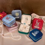 Personalisierte Samt Vintage Geburt Blume Schmuck-Box mit und Name Muttertag Geburtstag Brautparty Geschenke für sie