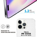 Henkilökohtainen Tämä on meidän sohva Pet Theme TPU Slim Puhelin asia nimi ja Wall Tile tausta lahja koira kissa rakastaja