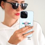 Henkilökohtainen Koira Äiti Kissa Äiti Taivaansininen TPU Slim Puhelin Asia nimi Lahja Lemmikkieläinten ystäville omistajat