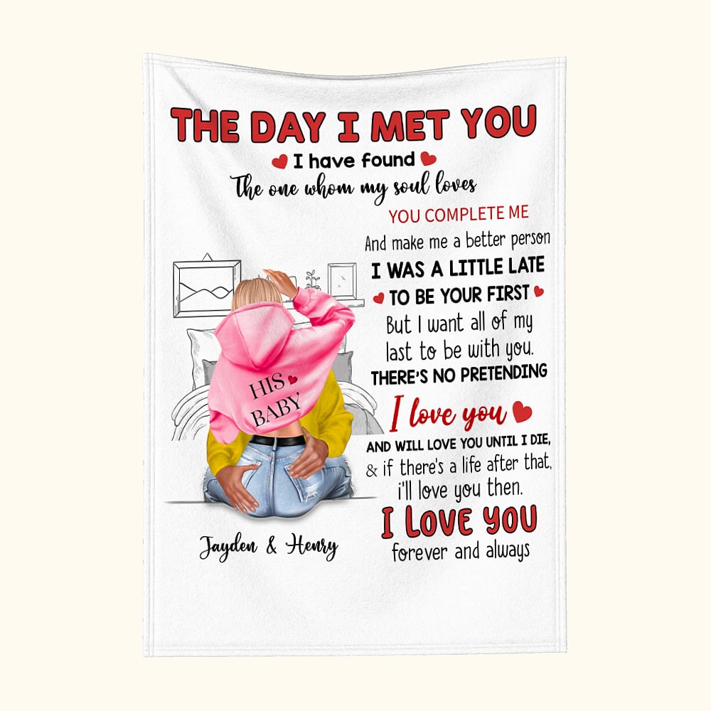 Couverture Personnalisée avec Image de Personnage Proverbes sur l'Amour Décoration de Maison Cadeau Anniversaire pour Couple