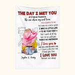 Personalisierte Sprüche über die Liebe Decke mit Schlafzimmer Hintergrund Paar Heimdekoration Jahrestag Geschenk für Freund Freundin