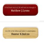 Ensemble de Stylos Personnalisé avec Nom et Proverbe Gravés Cadeau Anniversaire Remise des Diplômés pour Élève