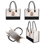 Henkilökohtainen Syntymä Kukkakimppu Canvas Beach Kangas Kangaskassi nimi Äitienpäivä Syntymäpäivä lahja hänelle