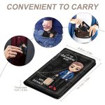 Personalisierte Multicolor Let The Adventure Begins Passport Cover mit Namen Geburtstag Geschenk für Paar