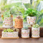 Henkilökohtainen kimalaiset Bee Happy kukkaruukku 2-15 nimet kiitospäivä syntymäpäivälahja äitienpäivä perheelle äiti isoäiti