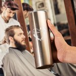 Personalized Hairdresser 20oz Skinny Tumbler with Straw Portable Metallic Coffee Cup Birthday Gift for Stylists Hairdressing Lovers