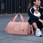 Gepersonaliseerde Waterproof Travel Duffel Bag met Naam Initiaal Verjaardag Verjaardagscadeau voor Travel Lovers