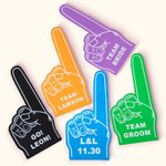 Personalisierte Multi-Color 18inch Schaumstoff Finger mit Text Sporting Events Bachelorette Party Geschenk