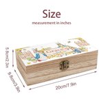 Personalisierte Peter Rabbit Bunny hölzerne Aufbewahrungsbox Ostern Geburtstag Geschenk für Kinder Freund
