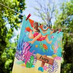 Personalized Marine Diving Super Absorbent Quick Dry Soft Towel with Name Beach Accessory Summer Vacation Birthday Gift for Kid