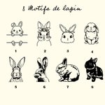 Couverts en Acier Inoxydable de Qualité Alimentaire Couverts Personnalisés avec Nom et Lapin Cadeau d'Anniversaire de Pâques pour Enfants