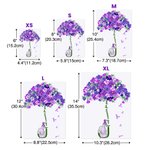 Personalised I'll Remember for You Forget Me Not Purple Flower Elephant Umbrella Car Decal Encouragement Gift for Alzheimer's Family