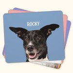 Personalized 1-3 Pet Photos Non-slip Mouse Pad with Names Computer Gadget Office Accessory Gift for Pet Lover