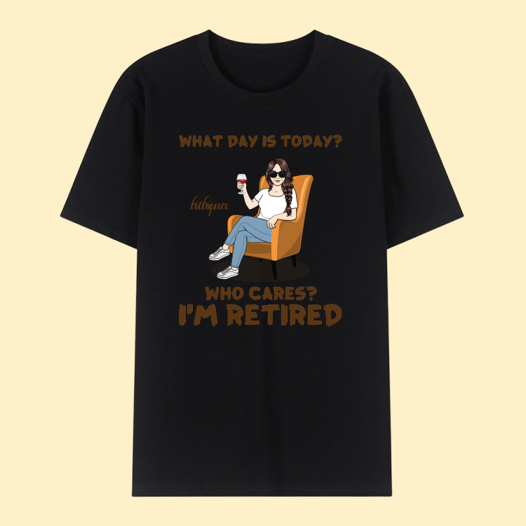 T-shirt Unisex Divertente In Pensione, Non è Un Mio Problema - Foto 7