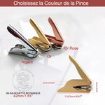 Tampon de Gaufrage Personnalisé avec Texte Pince à Gaufrer pour Enveloppe Livre Style Crâne Cadeau Anniversaire pour Amoureux des Livres