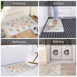 Personalized Nana's Reasons to Bee Happy Doormat with 2-15 Names Mother's Day Birthday Gift for Grandma Family