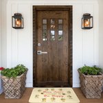 Personalized Nana's Reasons to Bee Happy Doormat with 2-15 Names Mother's Day Birthday Gift for Grandma Family