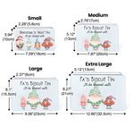 Lata de galletas de metal enana gnoma de Navidad personalizada
