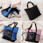 Personalisierte Segeltuch Tragetasche mit Reißverschluss Krankenschwester-Motiv Anerkennung Geschenk für Pflegekräfte