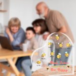 Targa in acrilico personalizzata a forma di cuore con 2-15 nomi Regalo di compleanno per la festa della mamma per la famiglia della nonna