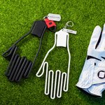Supporto personalizzato per guanti da golf con nome Regalo di compleanno per gli amanti del golf