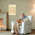 Personalisierte Bee Happy Garden Flag mit 2-15 Namen Muttertag Geburtstag Geschenk für Mama Großeltern