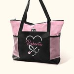 Personalized Nurse Tote Bag with Zipper Nurse Week Appreciation Graduation Gift for Medical Staff