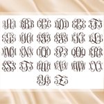 Gepersonaliseerde monogram ketting met 1-3 initialen Kleine letter sieraden verjaardag Moederdag Valentijnsdag cadeau voor haar