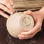 Personalisierte Keramik Ton Messing Töpferei Stempel mit Muster Initiale Datum Geschenk für Handwerk Liebhaber