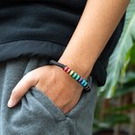 Alerta Médica de Emergencia Personalizada pulsera de identificación con texto grabado y 1-10 Anillos de Supervivencia de Emergencia Regalo para Hombres Mujeres