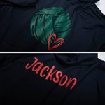 Personalisierte Volleyball Herz Muster Team Hoodie mit Namen Geburtstag Spiel Tag Geschenk für Volleyball-Liebhaber Spieler