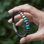 Alerta Médica de Emergencia Personalizada pulsera de identificación con texto grabado y 1-10 Anillos de Supervivencia de Emergencia Regalo para Hombres Mujeres