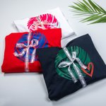 Personalisierte Volleyball Herz Muster Team Hoodie mit Namen Geburtstag Spiel Tag Geschenk für Volleyball-Liebhaber Spieler