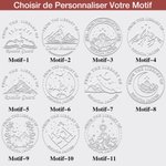 Tampon de Gaufrage Personnalisé avec Nom en Thème Velaris City of Starlight Cadeau d'Anniversaire pour Amoureux des Livres et Écrivains