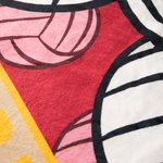 Gepersonaliseerde Volleybal Zachte Deken met Tekst Verjaardag Sport Spel Cadeau voor Volleyballiefhebber