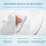 Bavoir Réglable Personnalisé avec Nom Motif Oeuf et Lapin Accessoire d'Alimentation Imperméable Cadeau de Noël pour Nouveau-né