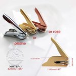 Tampon de Gaufrage Personnalisé avec Nom en Thème Velaris City of Starlight Cadeau d'Anniversaire pour Amoureux des Livres et Écrivains