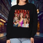 Gepersonaliseerd Vintage Bootleg Rap T-shirt met 5 Foto's en Naam Vriendschap Verjaardagscadeau voor Vrouwen