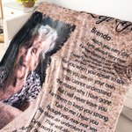 Manta conmemorativa personalizada con foto y nombre 