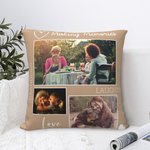 Taie de Coussin Personnalisée avec Texte Cadeau de Famille Fête des Mères pour Maman Grand-Mère