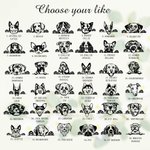 Personalisierte gravierte Pfote Hund Rasse Silikon Uhrenarmband für Apple mit Namen Geburtstag Jahrestag Geschenk für Tierliebhaber