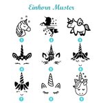 Personalisierte Dino und Fantasie Einhorn Besteck Set mit Namen Lebensmittelqualität Edelstahl Küche Geschirr für Kinder