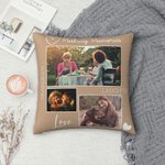 Taie de Coussin Personnalisée avec Texte Cadeau de Famille Fête des Mères pour Maman Grand-Mère